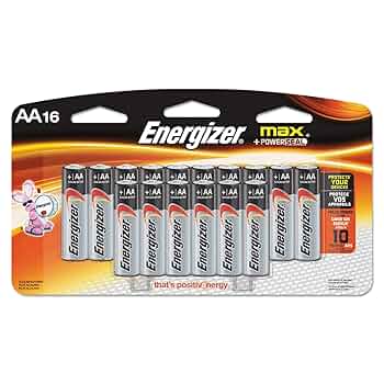 Amazon.com: Energizer Max E91BP-16 AA Alkaline Batteries 16